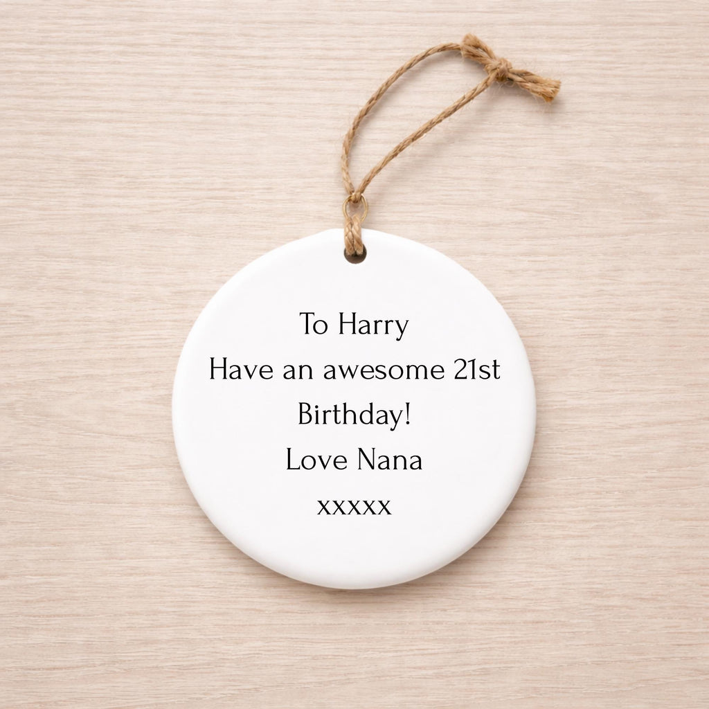 Special Birthday Keepsake Gift. Personalised Birthday Decoration. Personalised gift.