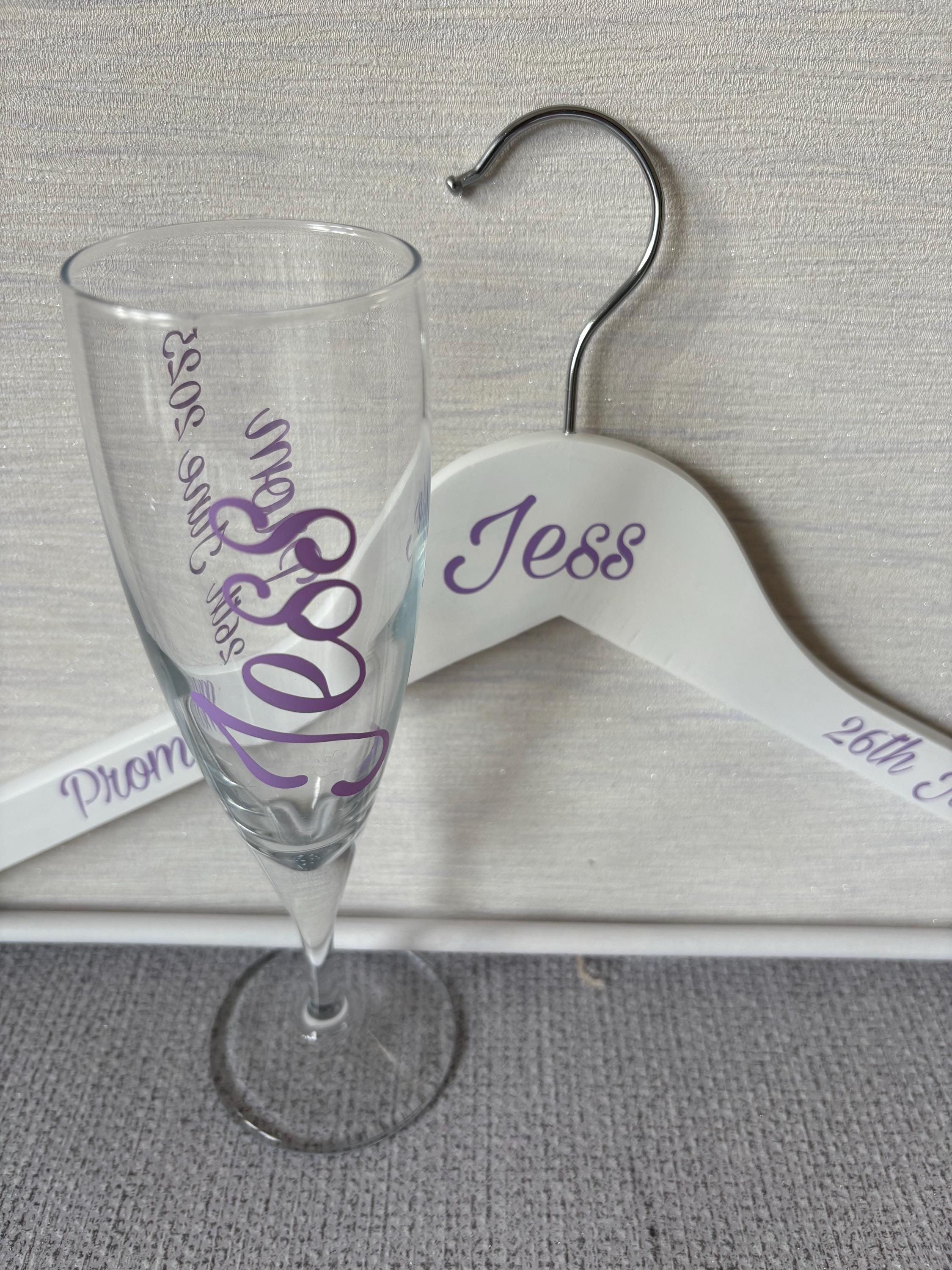 Prom glass. Personalised. Prom Parties and gift ideas. Made to order.