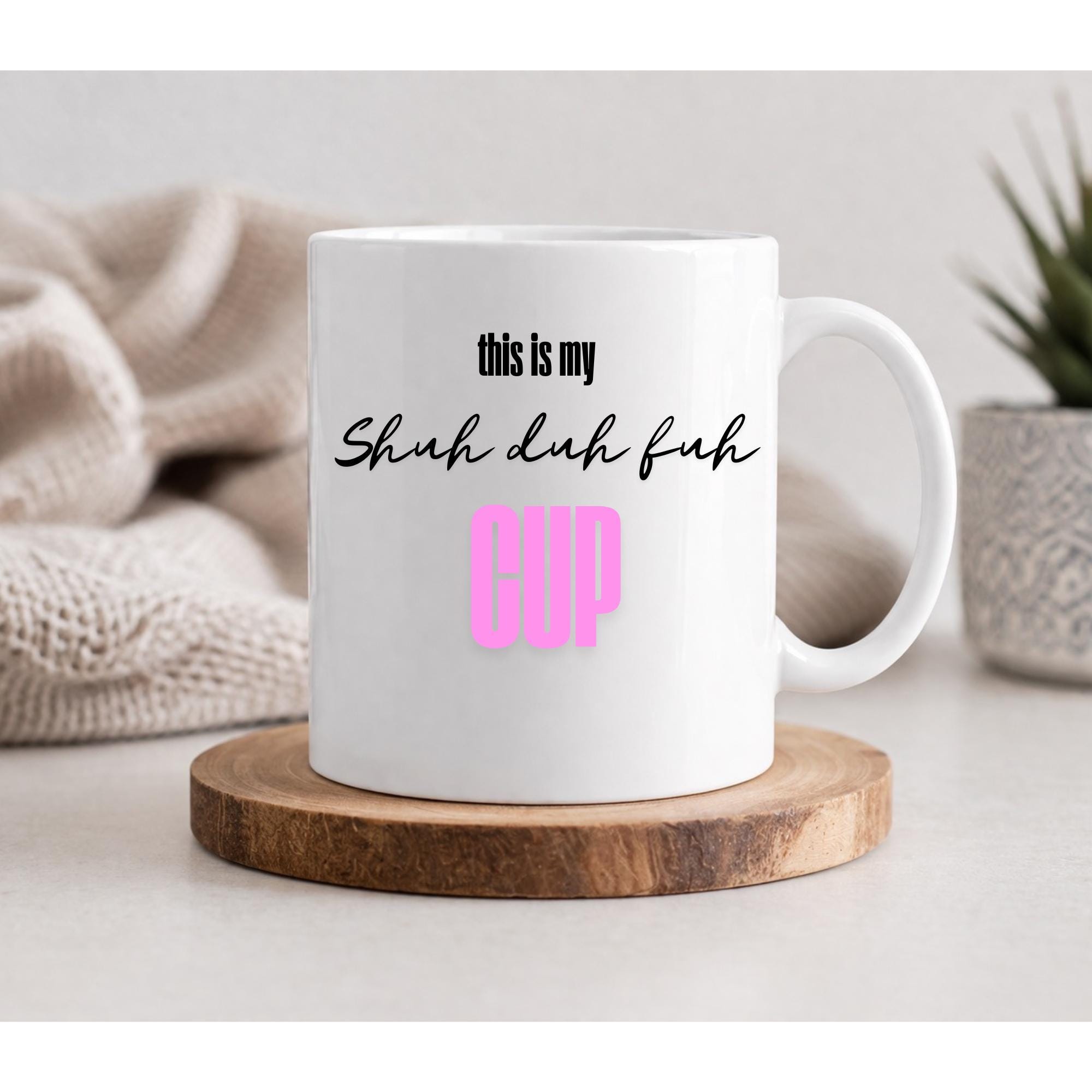 Rude Mugs. Gift Mugs. Cute Girlie Swear word designs! Fun inappropriate gift ideas.