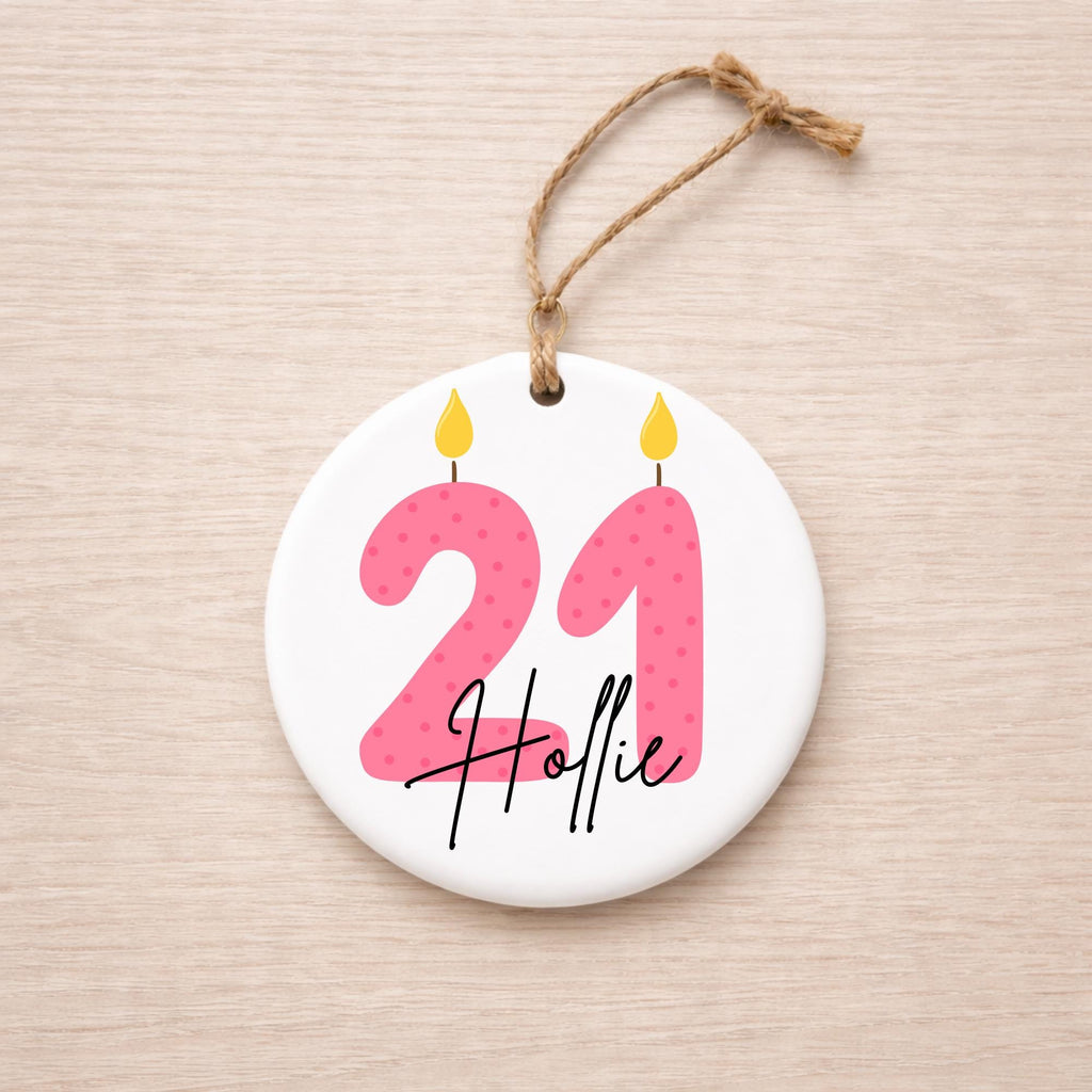 Special Birthday Keepsake Gift. Personalised Birthday Decoration. Personalised gift.