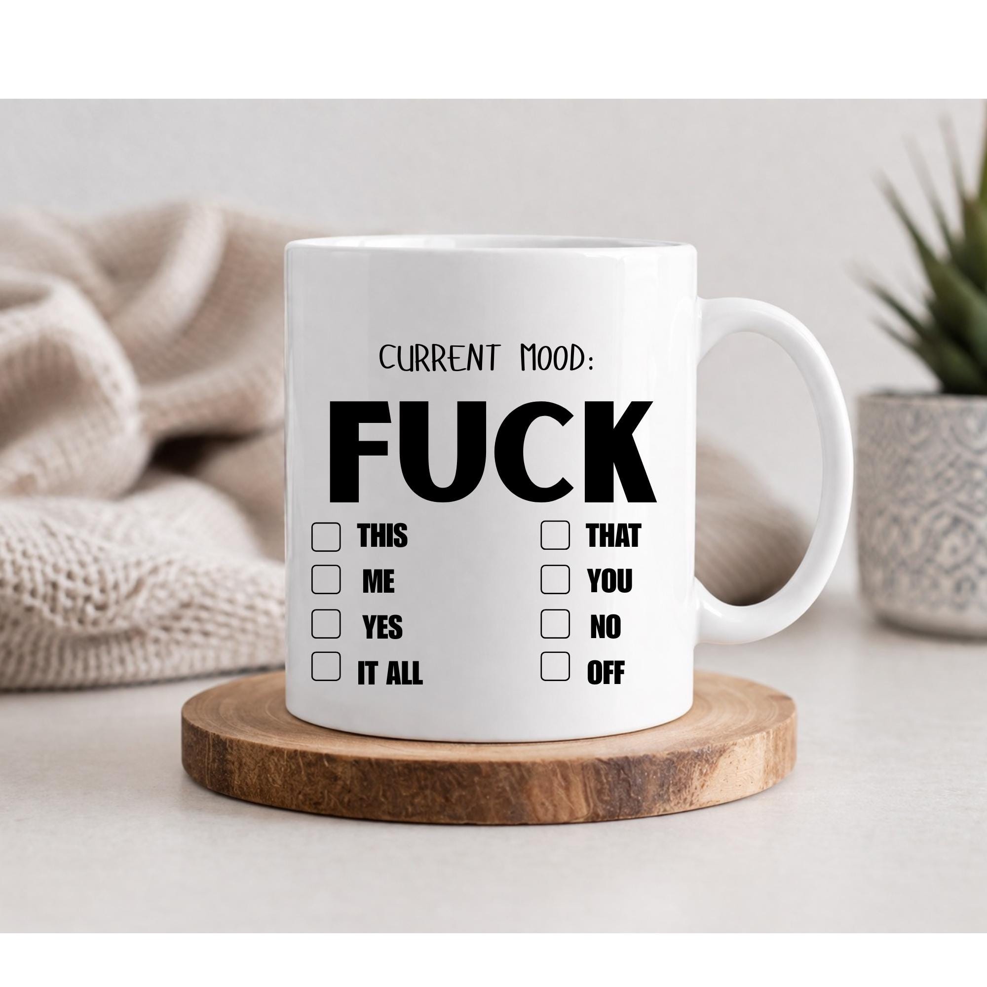 WARNING Rude sweary mugs! Rude mugs, Swear mugs, hilarious gift idea.