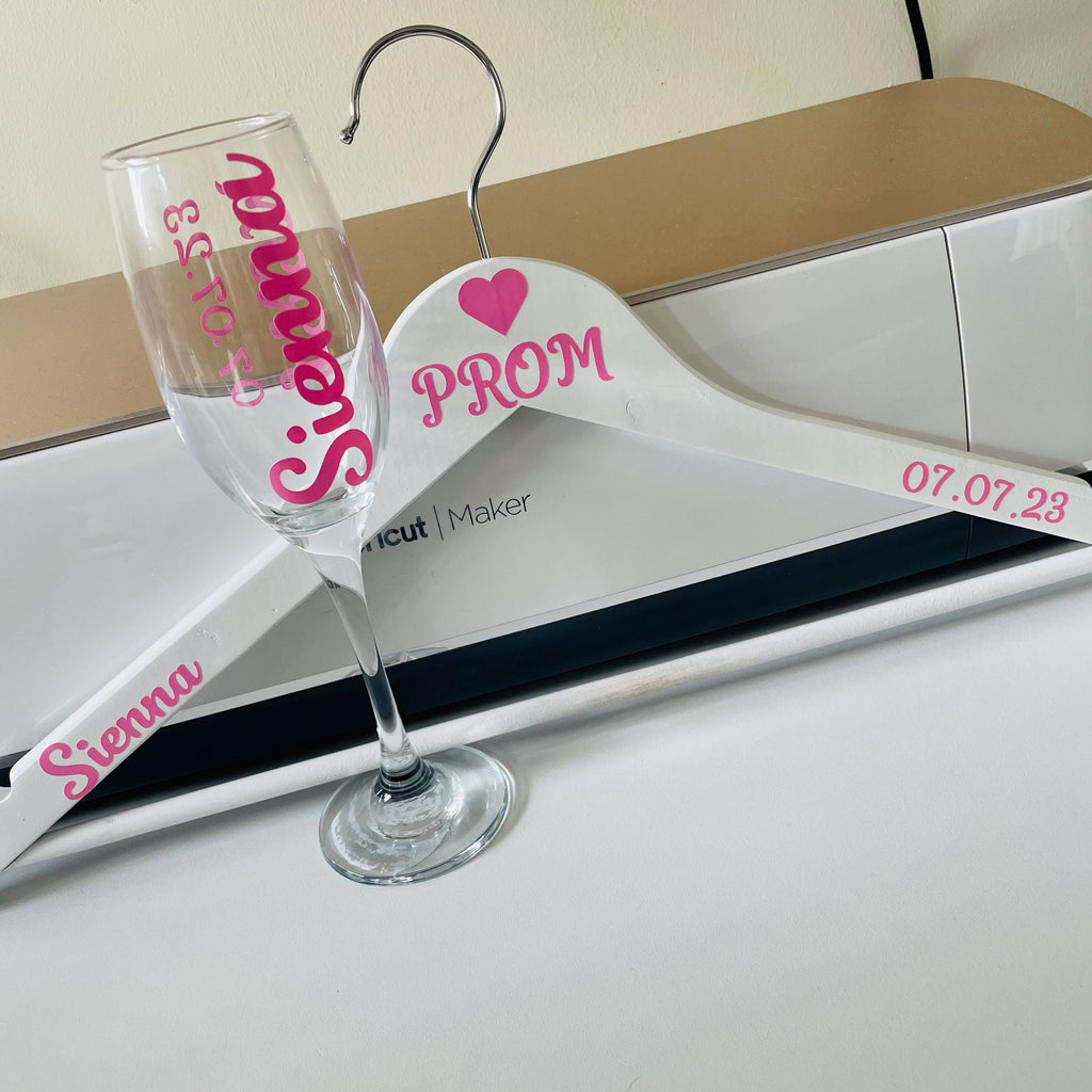 Prom glass. Personalised. Prom Parties and gift ideas. Made to order.
