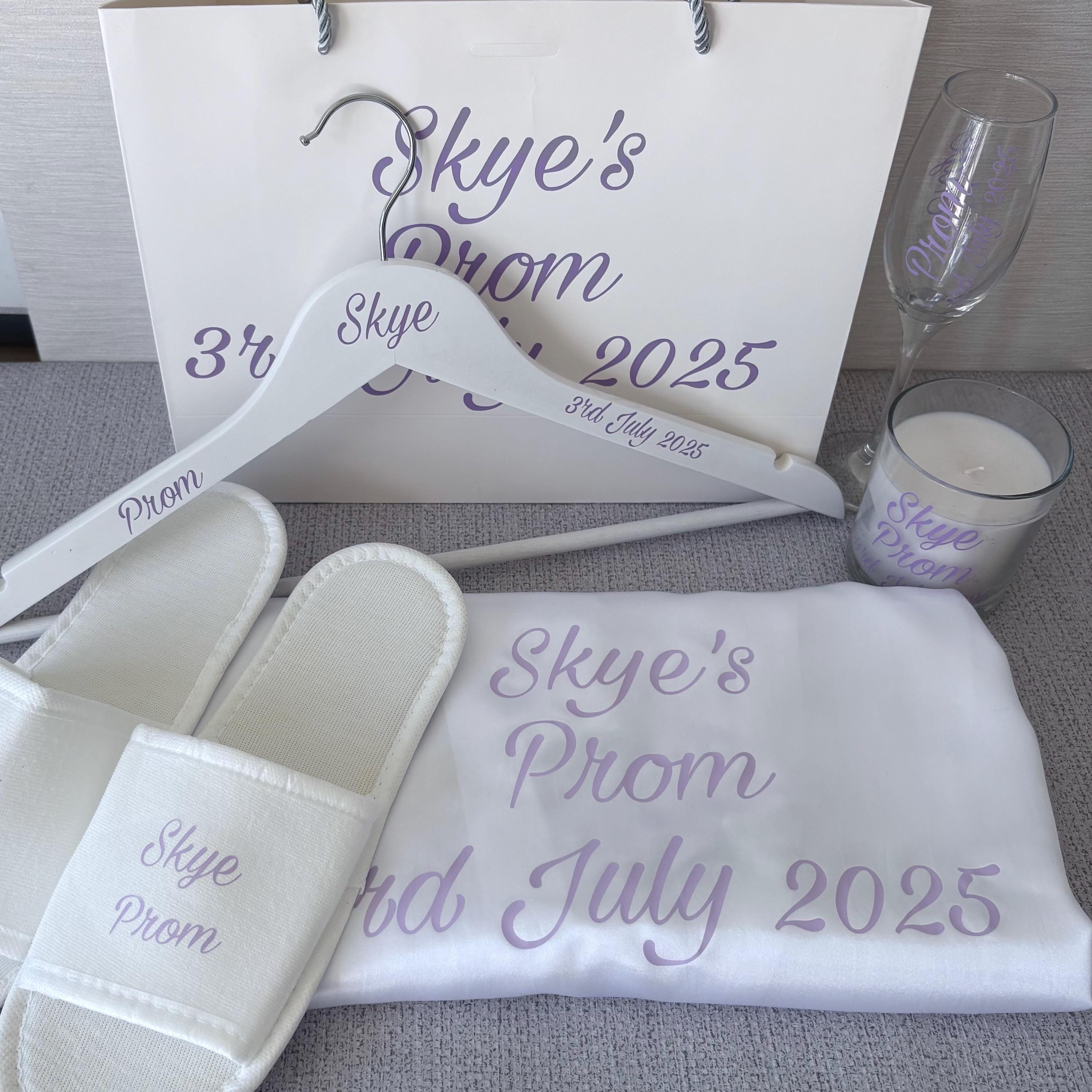 Prom Personalised Gifts and accessories. Prom Keepsakes.