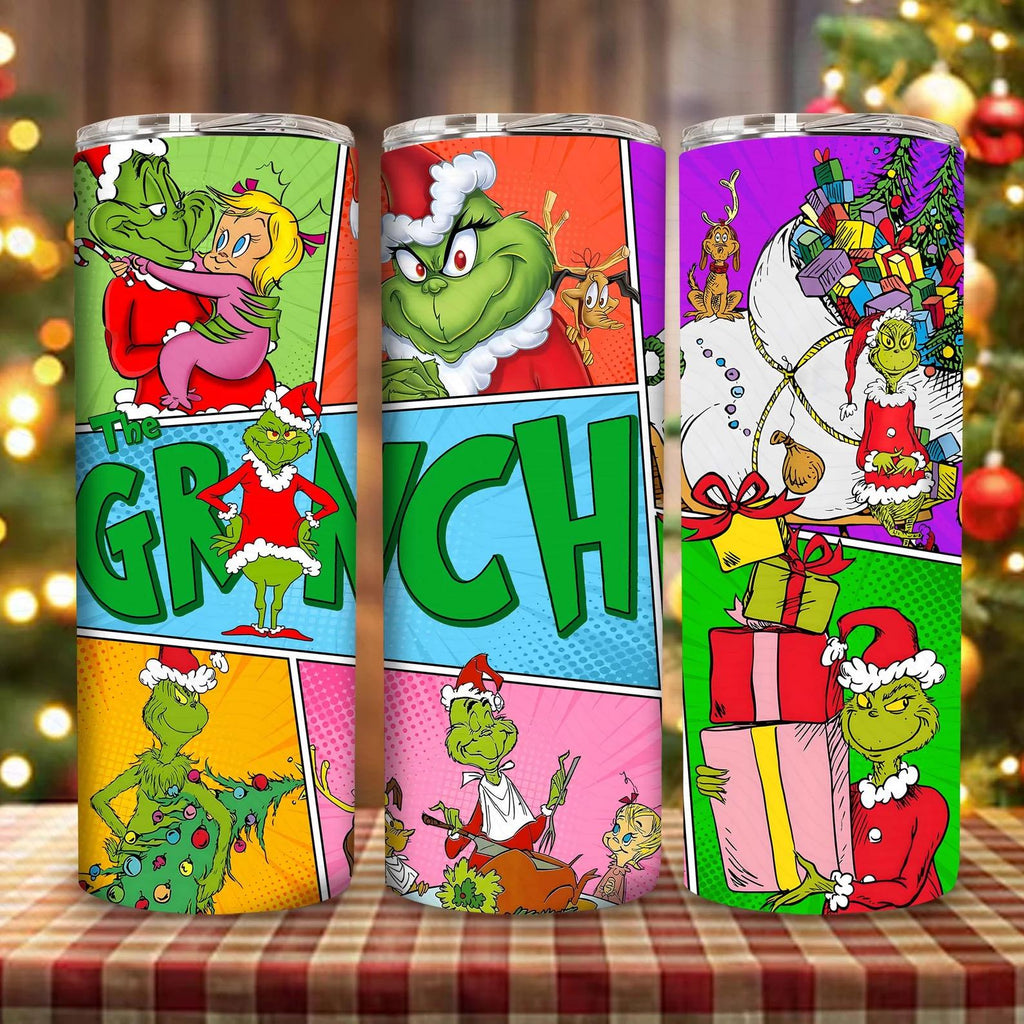Christmas travel mugs, choice of design, Personalised mugs. Christmas gifts. Elf, Green Elf, Gnome, and much more ….