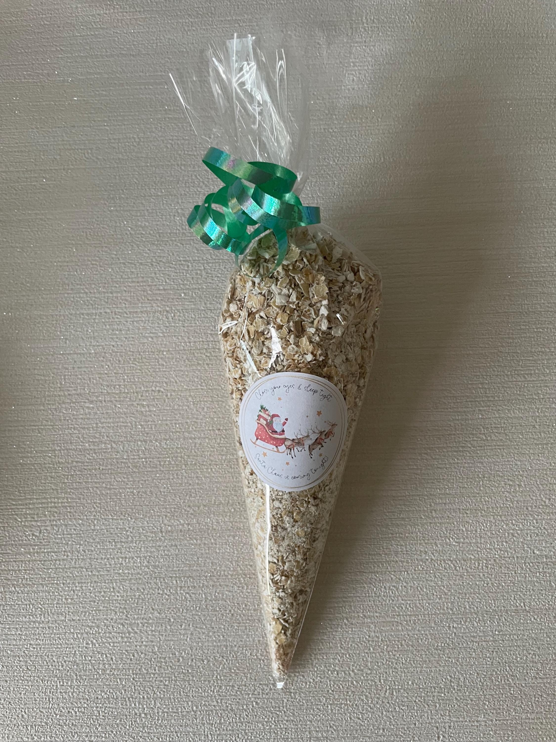 Personalised Christmas Eve bag, small bag with treat cones! Christmas bag. Stocking filler.