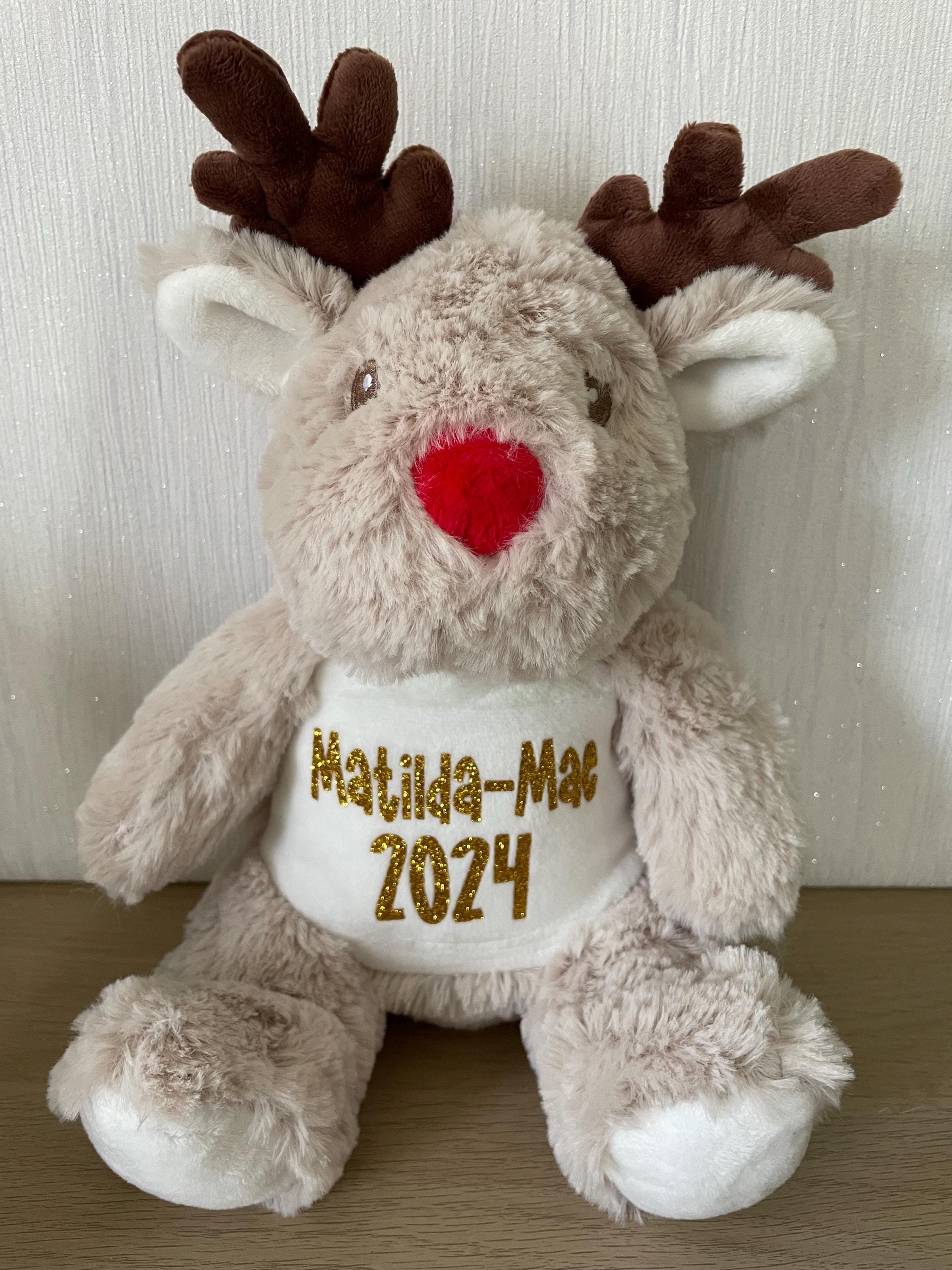 Personalised Reindeer. Personalised Penguin. Adorable Christmas Gift. Christmas gift. Baby First Christmas. Baby gift.