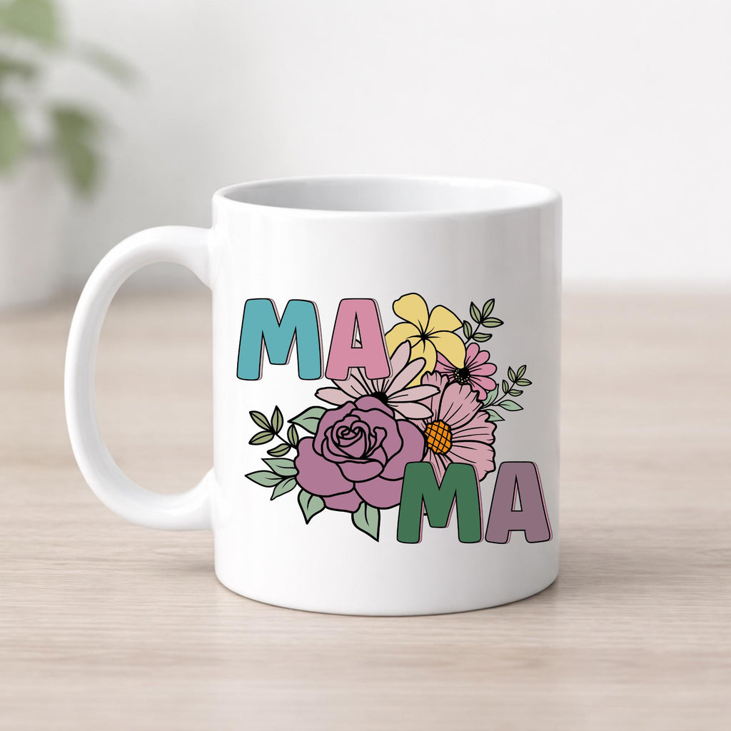 Mama mug. Gift for any occasion. Various mama designs. Personalised message included.