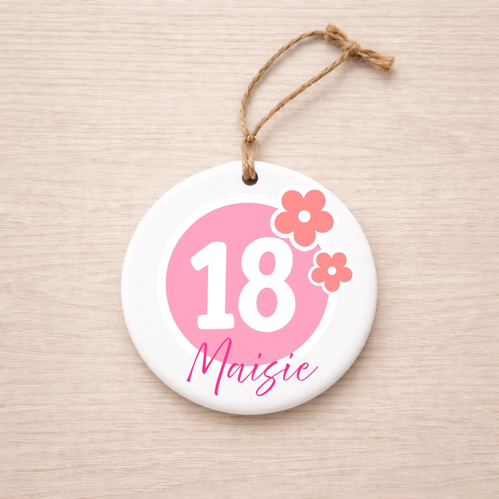 Special Birthday Keepsake Gift. Personalised Birthday Decoration. Personalised gift.