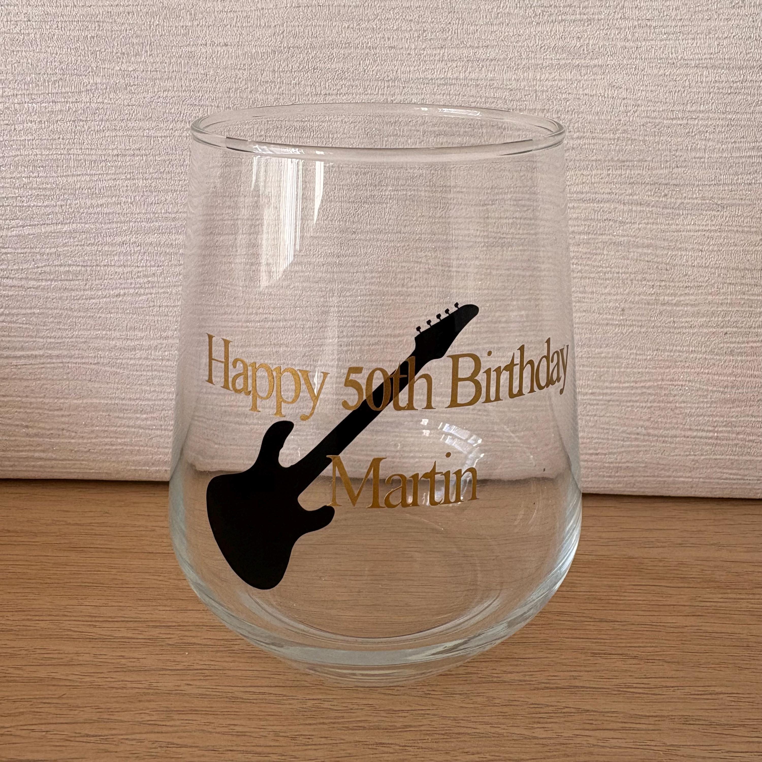 Celebration glass. Birthday gift. Special birthday gift. Personalised glass.