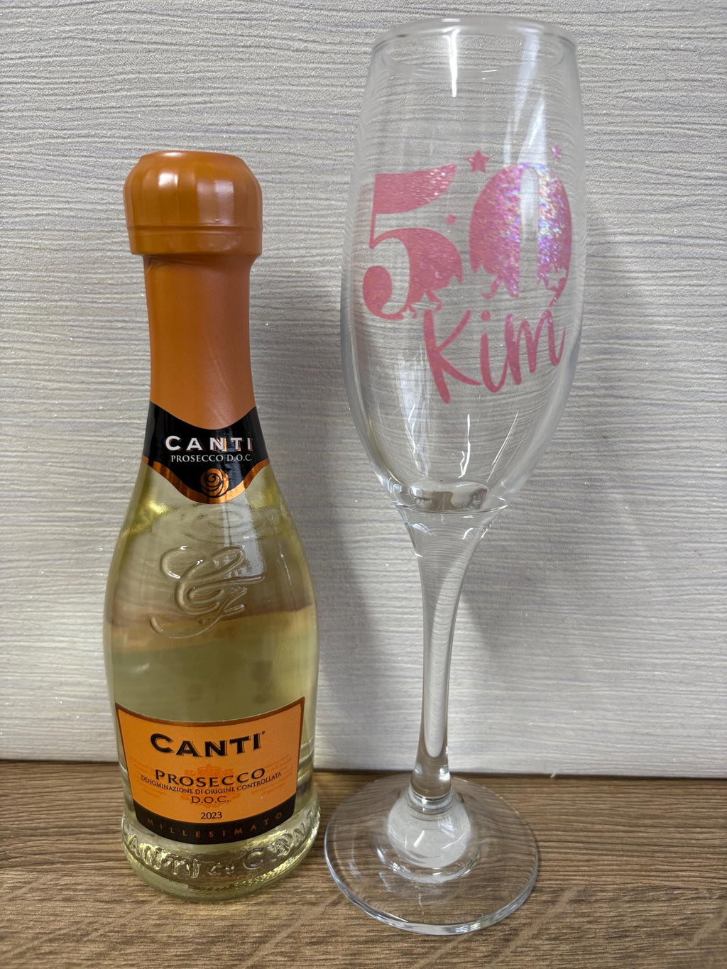 Celebration glass. Birthday gift. Special birthday gift. Personalised glass.