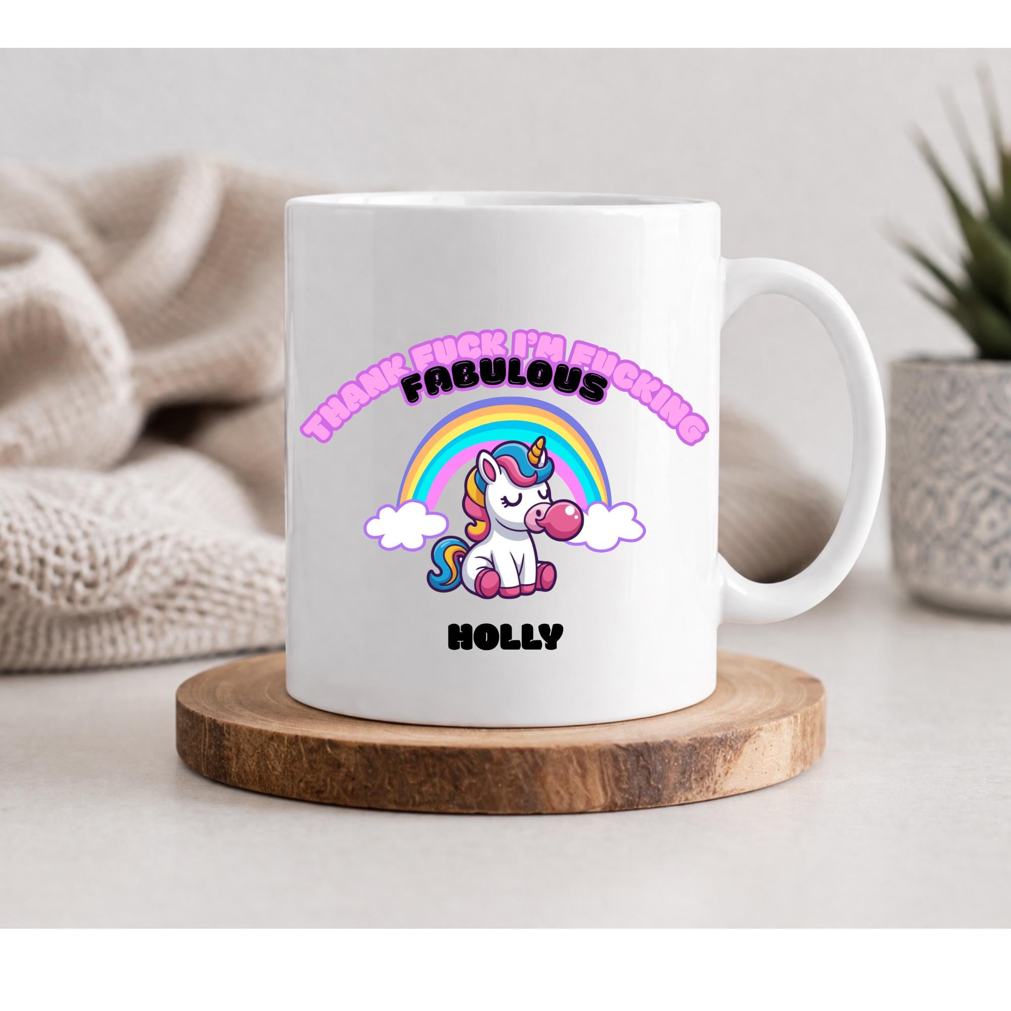 Rude Mugs. Gift Mugs. Cute Girlie Swear word designs! Fun inappropriate gift ideas.