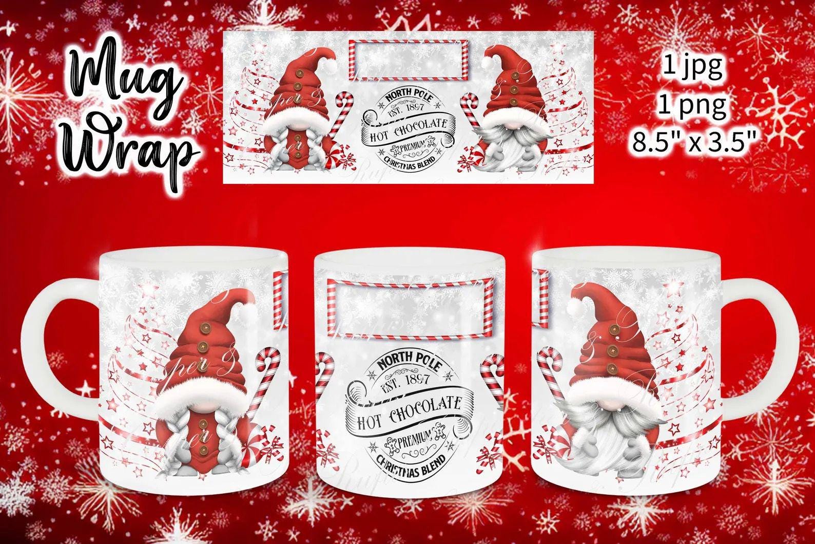 Personalised Christmas Mug. Custom mug. Christmas gift. Secret Santa. Stocking filler.